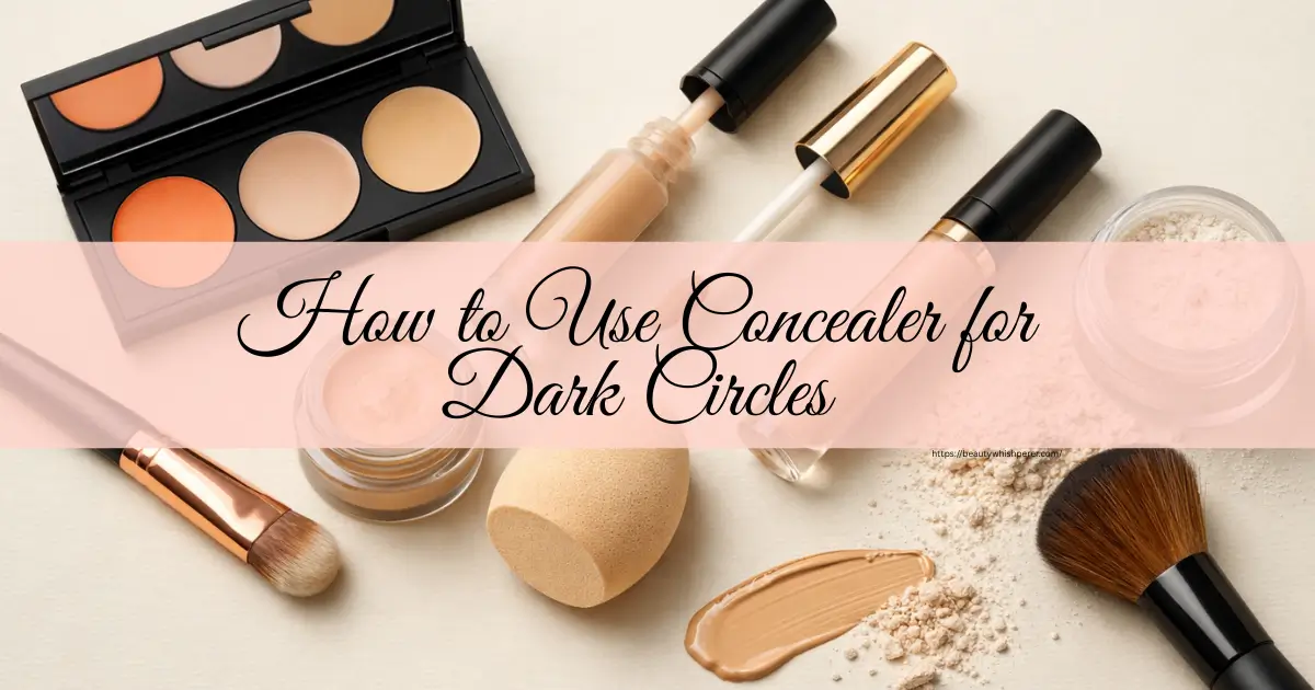 How to Use Concealer for Dark Circles - Beauty whishperer